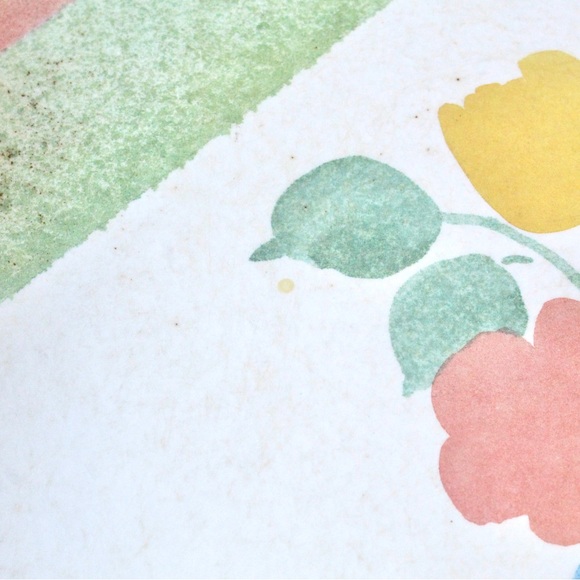 Vintage 1980s French Serving Tray Fiberglass Bamboo Alpac Anne Stringer Camaieu - Picture 6 of 10